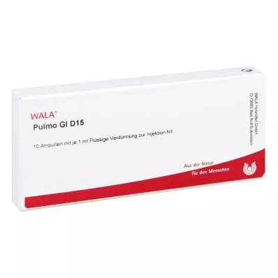 Ampoules Pulmo Gl D15 (10x1 ml) Ampoules Pulmo Gl D15 (10x1 ml)