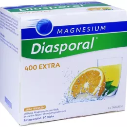 MAGNESIUM DIASPORAL 400 Extra granulés à boire, 50 pc