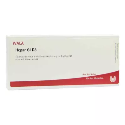 HEPAR GL D 8 ampoules, 10X1 ml