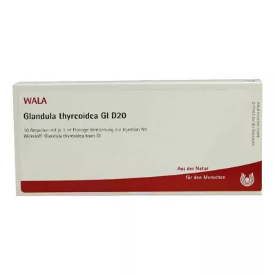 Glandula Thyreoidea Gl D20 ampoules (10x1 ml) Glandula Thyreoidea Gl D20 ampoules (10x1 ml)