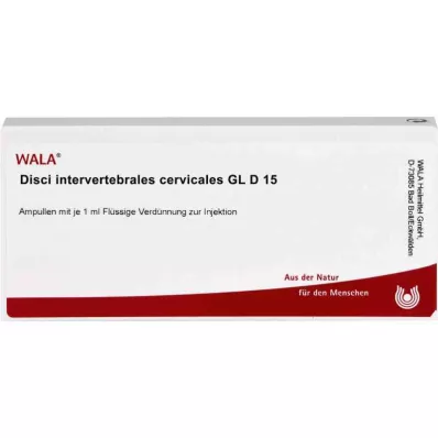 DISCI cervicales intervertébrales GL D 15 ampoules, 10X1 ml
