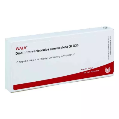 DISCI cervicales intervertébrales GL D 30 ampoules, 10X1 ml DISCI cervicales intervertébrales GL D 30 ampoules, 10X1 ml