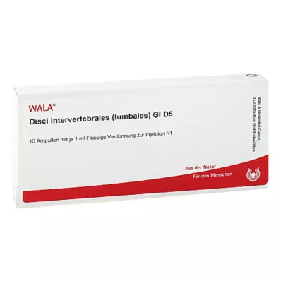 DISCI intervertébrale lombaire GL D 5 ampoules, 10X1 ml