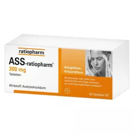 ASS-comprimés ratiopharm 300 mg, 50 pc