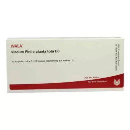 VISCUM PINI e planta tota D 8 ampoules, 10X1 ml