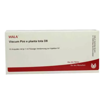 Ampoules Viscum Pini e planta tota D8 (10x1 ml) Ampoules Viscum Pini e planta tota D8 (10x1 ml)