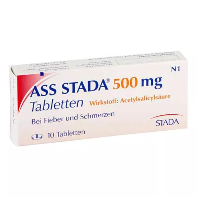 ASS STADA 500 mg comprimés, 10 pcs