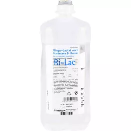 RINGER LACTAT Liqueur infusée Ecofl.Plus B.Braun n.Hartm, 10X1000 ml