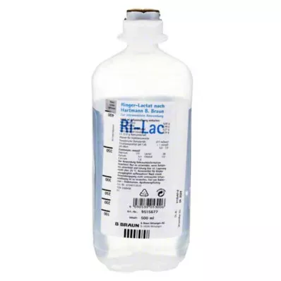 RINGER LACTAT Liqueur infusée Ecofl.Plus de B.Braun n.Hartm, 500 ml