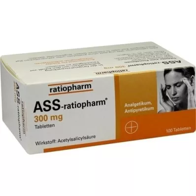 ASS-comprimés ratiopharm 300 mg, 100 pc