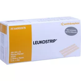 LEUKOSTRIP Bandes de suture 6,4x76 mm boîte, 50X3 pces