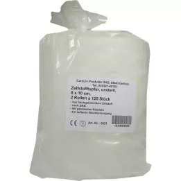 ZELLSTOFFTUPFER Rouleau de 8x10 cm, 2X125 pces