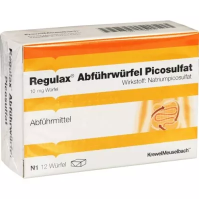 REGULAX Cubes laxatifs au picosulfate, 12 pièces