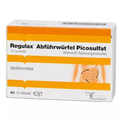 REGULAX Cubes laxatifs au picosulfate, 12 pièces