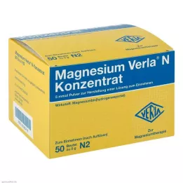 MAGNESIUM VERLA Concentré N Plv. à usage unique, 50 pces