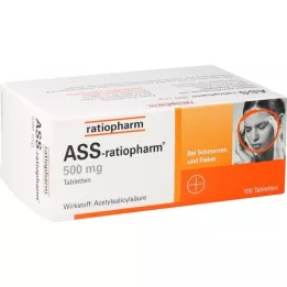 ASS-comprimés ratiopharm 500 mg, 100 pc
