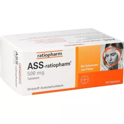 ASS-comprimés ratiopharm 500 mg, 100 pc