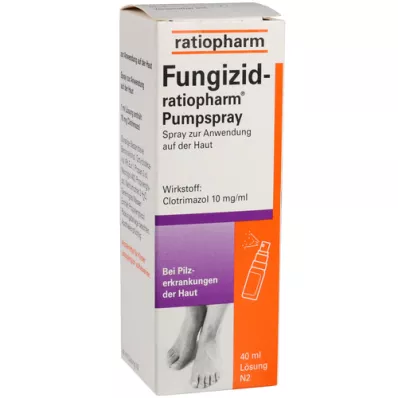 FUNGIZID-Spray à pompe ratiopharm, 40 ml