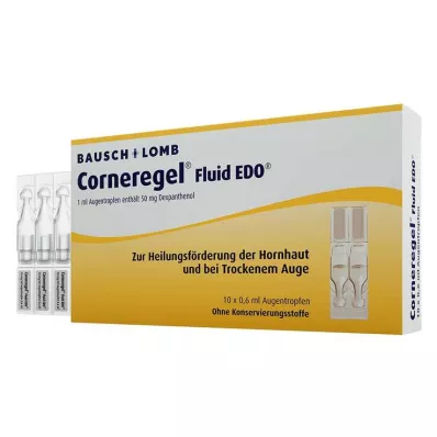 CORNEREGEL Fluide EDO Gouttes oculaires, 10X0.6 ml