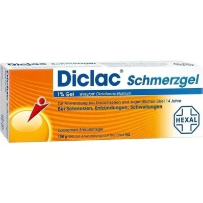 DICLAC Gel analgésique 1%, 100 g