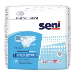 SUPER SENI Culotte dincontinence, taille XS, 10 pièces