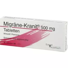 MIGRÄNE KRANIT 500 mg comprimés, 20 pcs