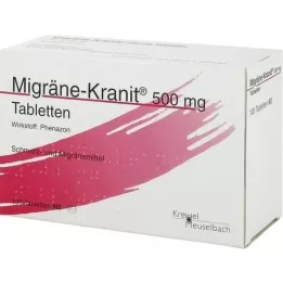 MIGRÄNE KRANIT 500 mg comprimés, 100 pcs