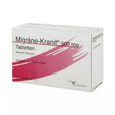 MIGRÄNE KRANIT 500 mg comprimés, 100 pcs MIGRÄNE KRANIT 500 mg comprimés, 100 pcs