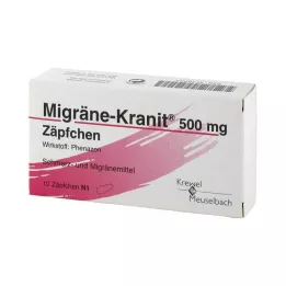 MIGRÄNE KRANIT Suppositoire de 500 mg, 10 pces
