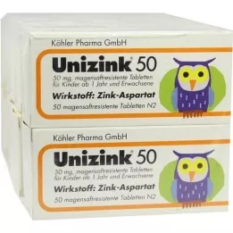 UNIZINK 50 comprimés gastro-résistants, 10X50 pc