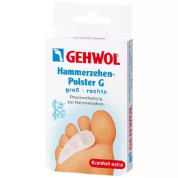 GEHWOL Coussinet dorteil en marteau Polymer Gel G droit, 1 pc