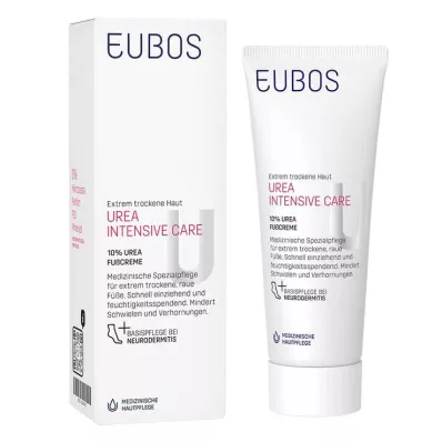 EUBOS TROCKENE HAUT Crème pour les pieds à lurée 10%, 100 ml