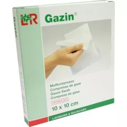 GAZIN Comp. de gaze 10x10 cm stérile, 8 plis, 5X2 pces