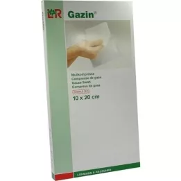 GAZIN Comp. de gaze 10x20 cm stérile, 8 plis, 5X2 pces