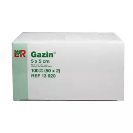 GAZIN Compresse de gaze 5x5 cm stérile 8 plis, 50X2 pces