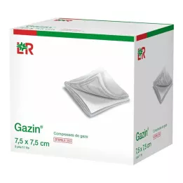 GAZIN Comp. de gaze 7,5x7,5 cm stérile, 8 plis, 50X2 pces