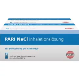 PARI Ampoules de solution pour inhalation de NaCl, 120X2.5 ml