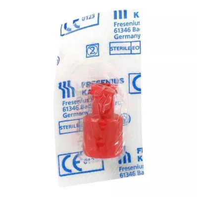 Bouchon combiné rouge Luer Lock, 1 pc Bouchon combiné rouge Luer Lock, 1 pc