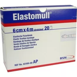 ELASTOMULL 6 cmx4 m bande de fixation élast. 2100, 20 pces