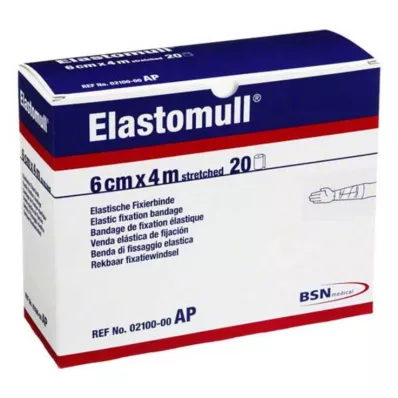 ELASTOMULL 6 cmx4 m bande de fixation élast. 2100, 20 pces