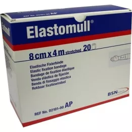 ELASTOMULL 8 cmx4 m bande de fixation élast. 2101, 20 pces