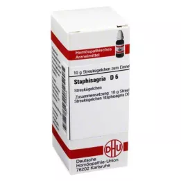 STAPHISAGRIA Globules D 6, 10 g