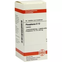 PHOSPHORUS D 12 comprimés, 80 pc