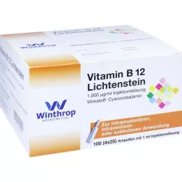 VITAMIN Ampoules de B12 1.000 μg Lichtenstein, 100X1 ml