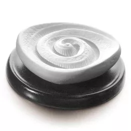 DUFTSTEIN Spirale énergétique disque céramique noir, 1 pc