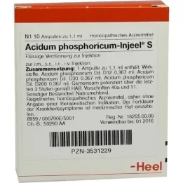 ACIDUM PHOSPHORICUM INJEEL Ampoules S, 10 pces