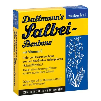DALLMANNBonbons à la sauge S sans sucre, 20 pces