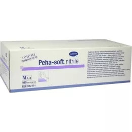 PEHA-SOFT Sous-main nitrile non-poudré M, 100 pces