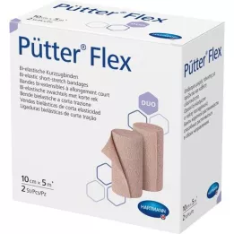 PÜTTER Bande Flex Duo 10 cmx5 m, 2 pces