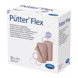 PÜTTER Bande Flex Duo 10 cmx5 m, 2 pces